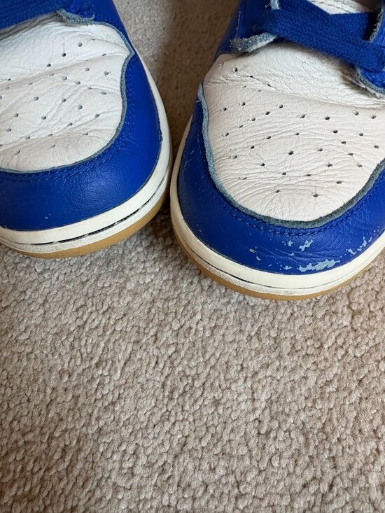 Nike Dunk Hi Retro SE Men\'s Basketball Shoes Size 9.5 Phantom Racer Blue White main image 8